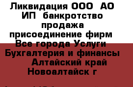 Ликвидация ООО, АО, ИП, банкротство, продажа, присоединение фирм - Все города Услуги » Бухгалтерия и финансы   . Алтайский край,Новоалтайск г.